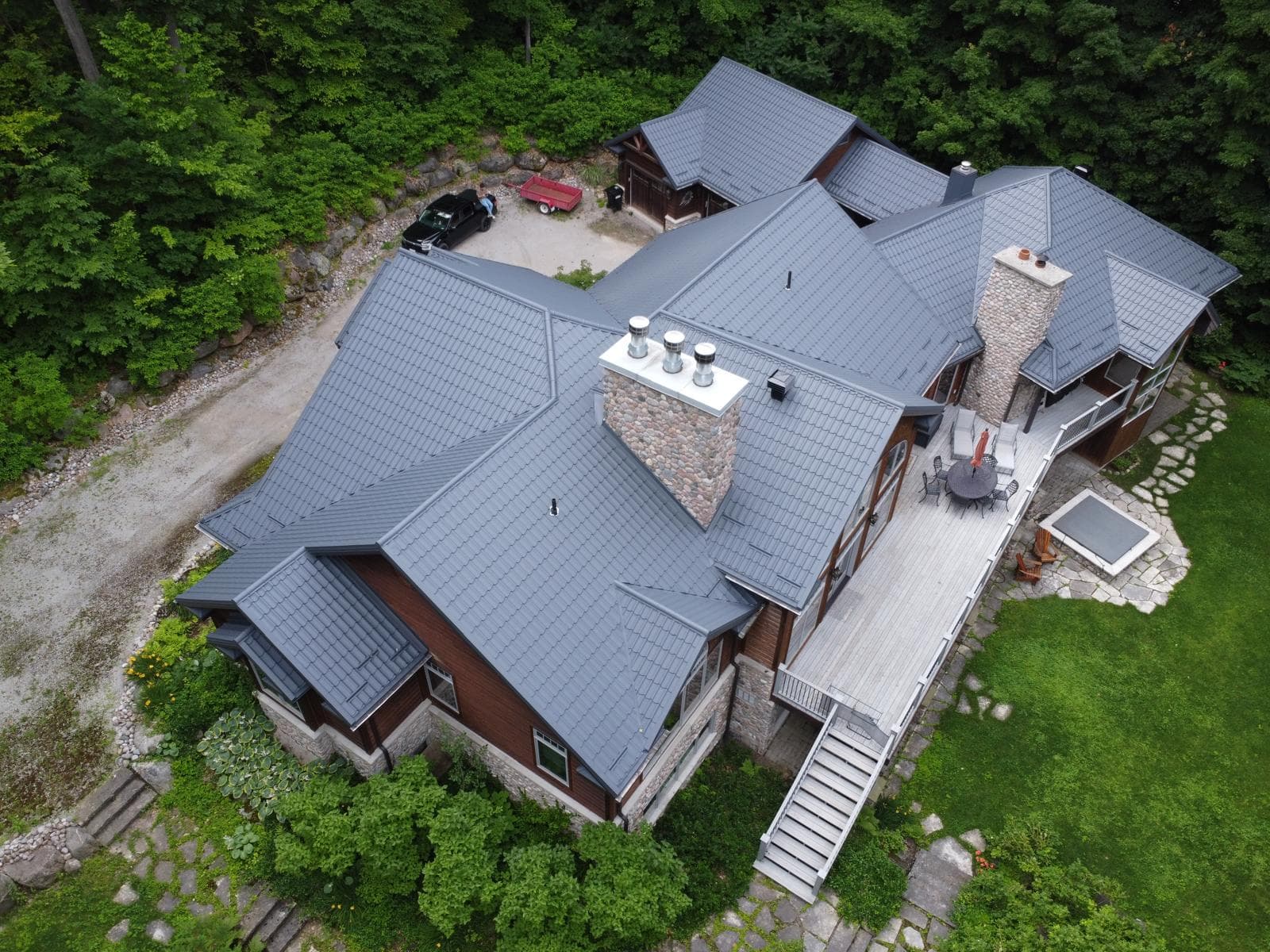 Cobalt Roofing completed metal tile project