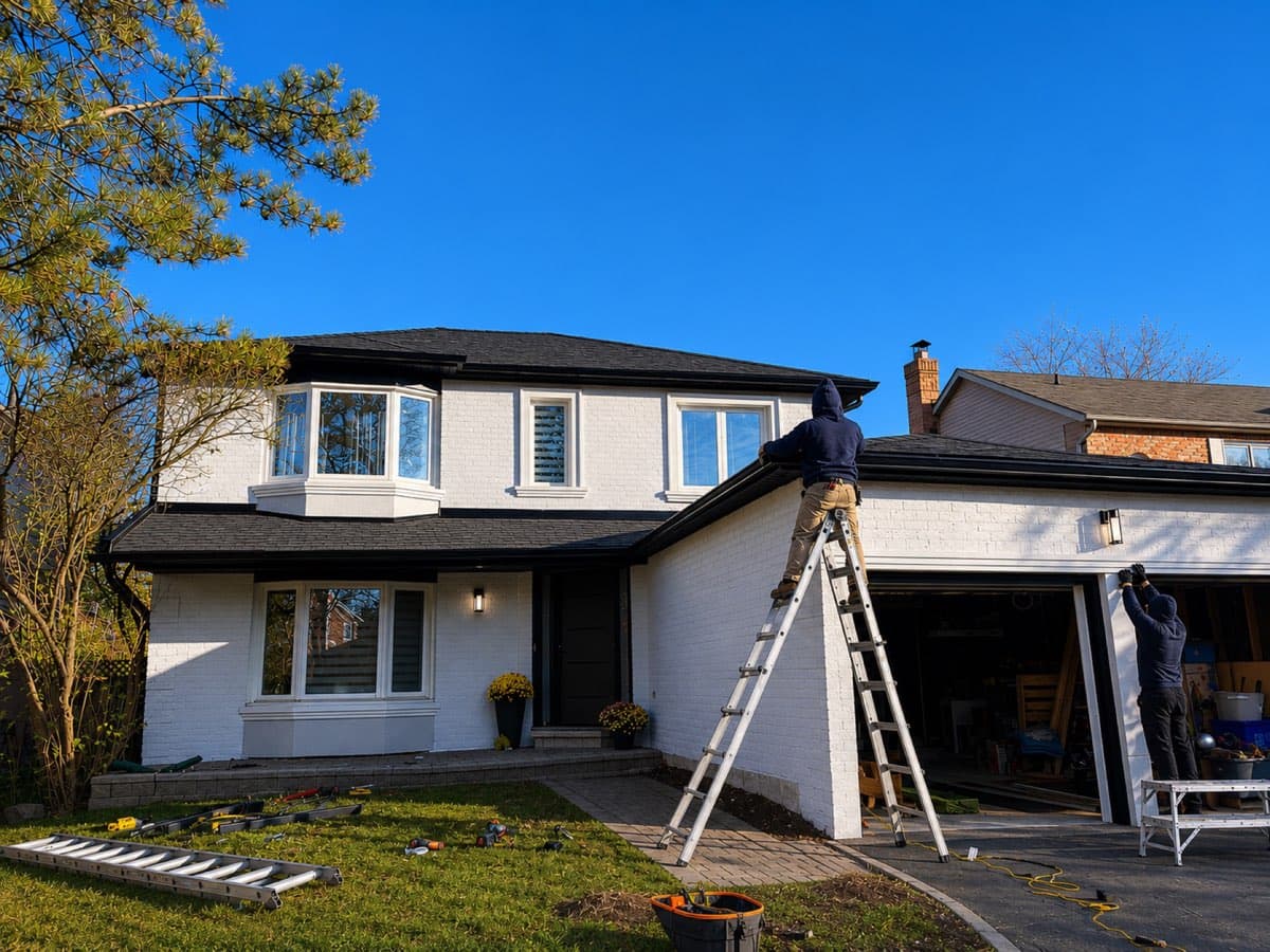 Eavestrough Installation